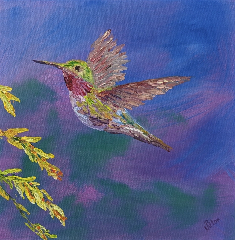 Rainbow Flight by artist Nancy Paton